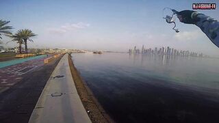 морская рыбалка в Doha Corniche (Qatar) shore jigging и кастинг с берега
