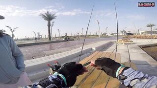 морская рыбалка в Doha Corniche (Qatar) shore jigging и кастинг с берега