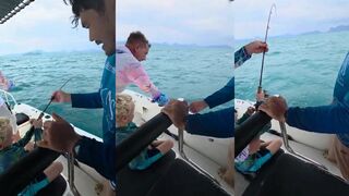Jigging Krabi морская рыбалка в Таиланде день на катере с джигом