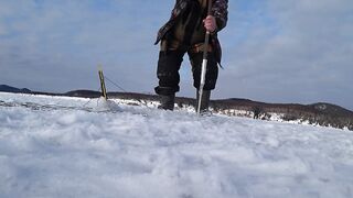 Ловля сахалинских крабов морские деликатесы прямо из подсака