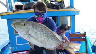 Da Nang Дананг морская рыбалка с лодки и deep sea ожидания по трофею