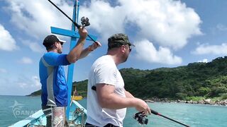 Da Nang Дананг морская рыбалка с лодки и deep sea ожидания по трофею