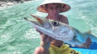 Da Nang Дананг морская рыбалка с лодки и deep sea ожидания по трофею