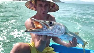 Da Nang Дананг морская рыбалка с лодки и deep sea ожидания по трофею