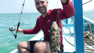 Da Nang Дананг морская рыбалка с лодки и deep sea ожидания по трофею