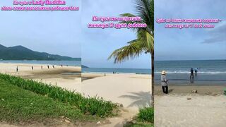 Da Nang (Дананг) сеть у берега и рабочая схема как вытягивают улов на волне