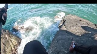 Ngày nắng mũi nghê sơn trà đà nẵng # câu cá biển