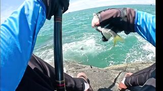 Ngày nắng mũi nghê sơn trà đà nẵng # câu cá biển