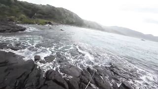 Кемпинг и рыбалка на снаппера - выбираем новый каменистый спот у скал