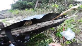 Кемпинг и рыбалка на снаппера - выбираем новый каменистый спот у скал