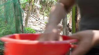 30 дней на бамбуковом плоту простые снасти и большой речной улов