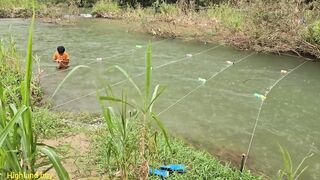 Ловушки на ручье у Khai как набрать 20 кг рыбы на продажу