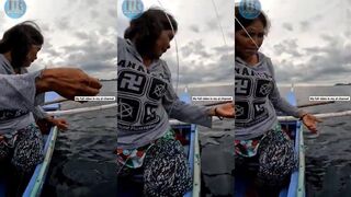 Pangingisda редкая девушка ловит рыбу так что все в шоке и спорят