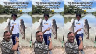Рыбацкие мемы и вирусные моменты с берега у тихого озера