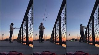 Шорт с рыбалки заброс подсечка и быстрая демонстрация трофея