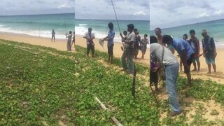 Phuket Karon beach сентябрь 2016 ловля у берега и как мешает прибой