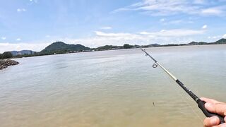 Phuket - береговая ловля и морская рыбалка поводок из флюра и странная точка