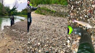 Форель без лишних слов что за снасть и на какой струе ее взяли