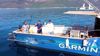 Турция тунец - если утащит то вместе с катером проверка прочности