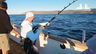 Турция тунец - если утащит то вместе с катером проверка прочности