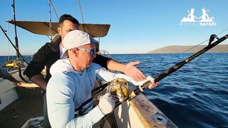 Турция тунец - если утащит то вместе с катером проверка прочности