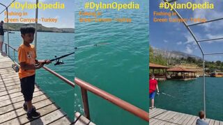 Turkey Antalya рыбалка на отдыхе, что клюет в Green Canyon и рядом