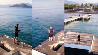 Турция Antalya морской берег и снасти что сработало на месте