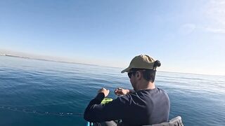 Antalya Konyaaltı рыбалка с каяка и мой рекордный трофей