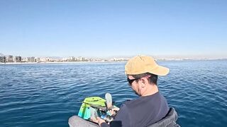 Antalya Konyaaltı рыбалка с каяка и мой рекордный трофей