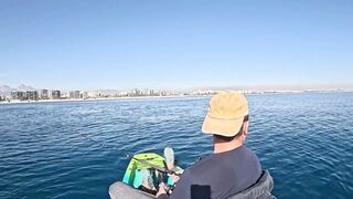 Antalya Konyaaltı рыбалка с каяка и мой рекордный трофей