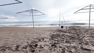 Морская рыбалка на пляже Kadriye Antalya первый опыт с берега