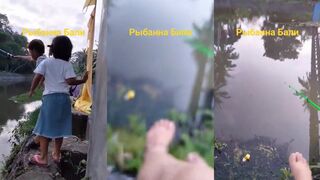 Рыбалка на Bali Бали короткий выезд и что ловится у берега