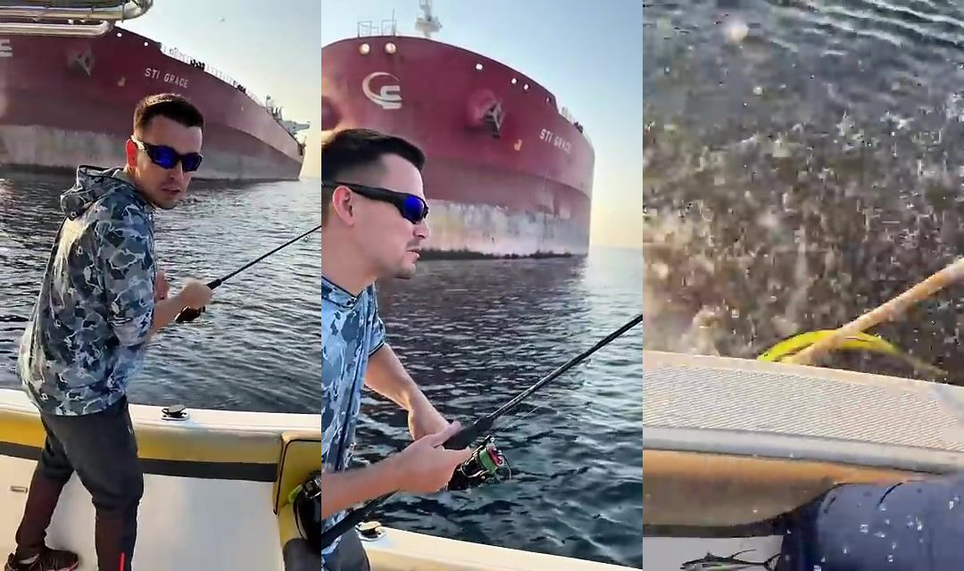 Новая точка у Fujairah - рыбалка на Фуджейре с быстрым ударом на воблер