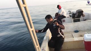 морская рыбалка в Fujerah: حداق وجيقنج и как держат джиг на течении