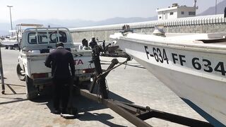 морская рыбалка в Fujerah: حداق وجيقنج и как держат джиг на течении