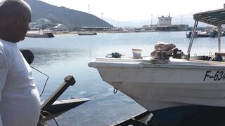 морская рыбалка в Fujerah: حداق وجيقنج и как держат джиг на течении