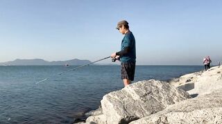 Pattaya (Паттайя) Ban Amphur есть улов с берега и что сработало по наживке