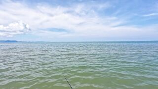 морская рыбалка в Pattaya นาจอมเทียน ซอย 8 где лучше стать на закате