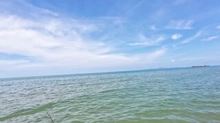 морская рыбалка в Pattaya นาจอมเทียน ซอย 8 где лучше стать на закате