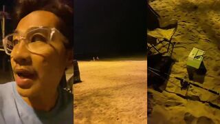 морская рыбалка в Pattaya на หาดจอมเทียน с берега и кальмар ночью