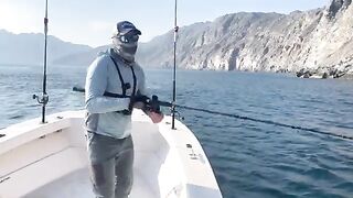 Северный Оман и GT под сорок - рыбалка в Омане вдоль скал