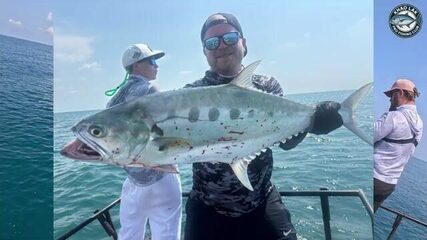 Captain Ninja и семейный борт - рыбалка на Као Лаке по kingfish