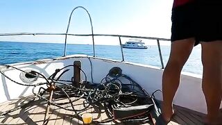 Собрали лучших рыбаков отеля, а в Хургаде все равно пришлось сначала просто искать рыбу