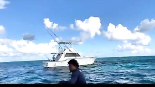 После паузы по погоде - рыбалка в Доминикане на глубоком выходе