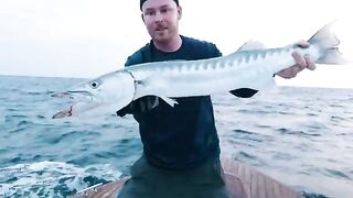 Риф Джафаро и тяжелый топвотер - рыбалка на Мальдивах за GT