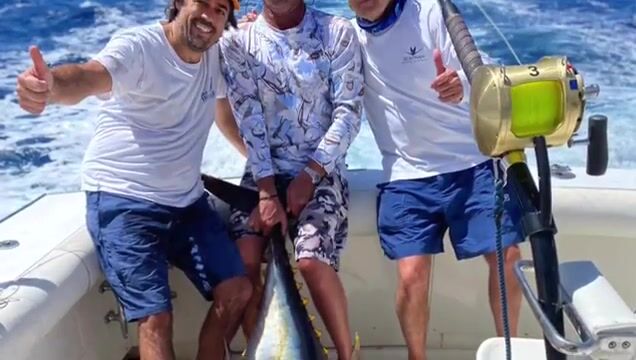 Blue marlin release с Cavalier Team - рыбалка на Канарах