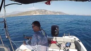 Амберджек на slow jig: рыбалка в Турции с глубины 43 метра