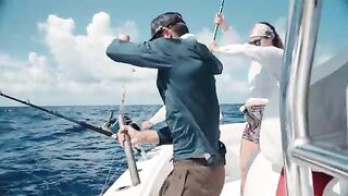 Кубера на deep drop: рыбалка на Багамах с целым кальмаром