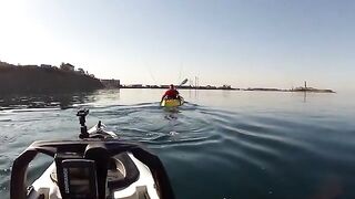 Октябрь у Б. Утриша - рыбалка в Анапе с каяка на лёгком рокфише