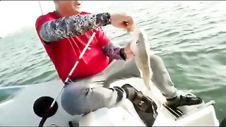 Три недели паузы - рыбалка в Абу-Даби с катера #142